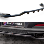 Central Rear Splitter (with vertical bars) V.2 BMW X4 M40i G02