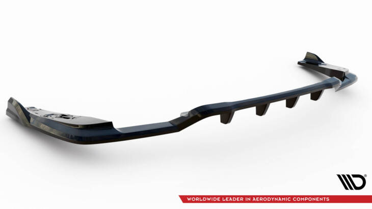 Central Rear Splitter (with vertical bars) V.2 BMW X4 M40i G02 - immagine 5