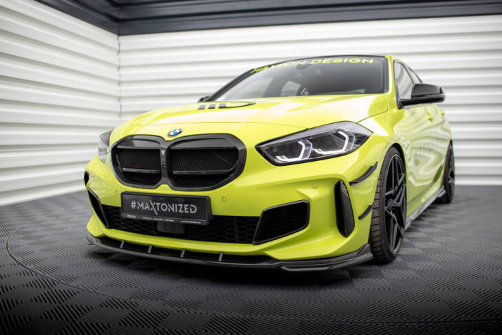 Carbon Fiber Front Bumper Side Vents BMW 1 F40 M-Pack/ M135i - immagine 7