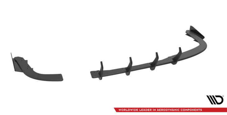 Street Pro Rear Side Splitters + Flaps BMW 4 Gran Coupe F36 - immagine 6