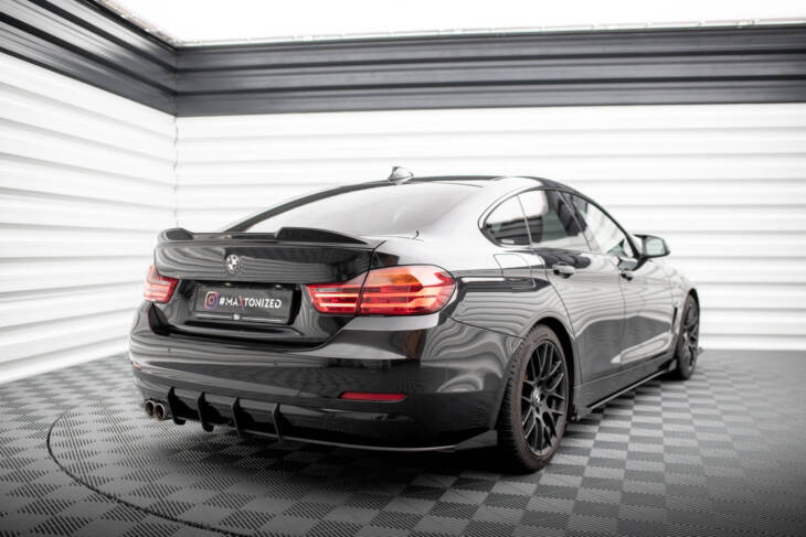 Street Pro Rear Side Splitters + Flaps BMW 4 Gran Coupe F36 - immagine 3