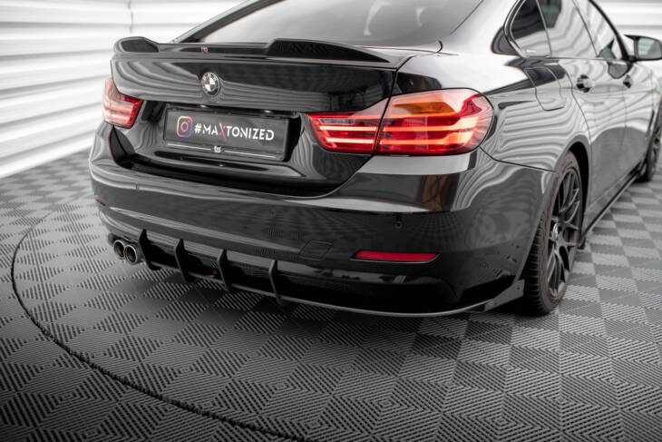 Street Pro Rear Side Splitters + Flaps BMW 4 Gran Coupe F36 - immagine 5