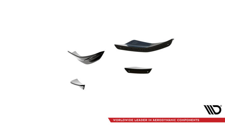 Front Bumper Wings (Canards) Honda Civic Type-R Mk 11 - immagine 7