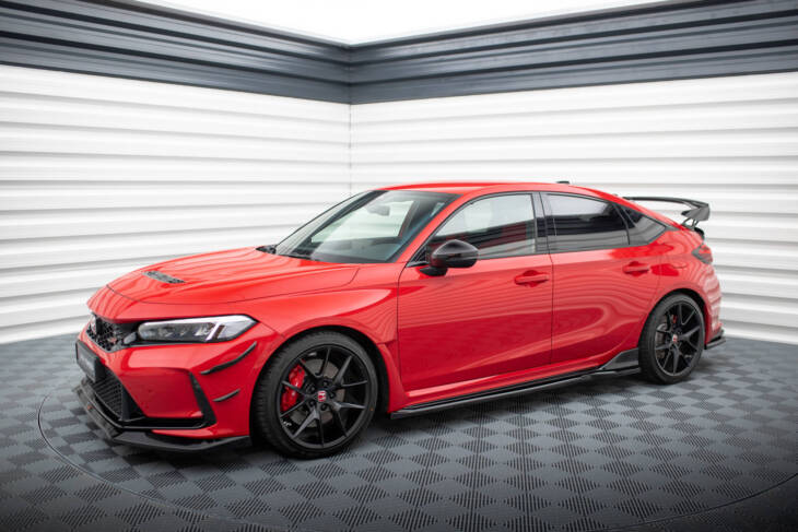 Side Skirts Diffusers V.1 Honda Civic Type-R Mk 11 - immagine 2