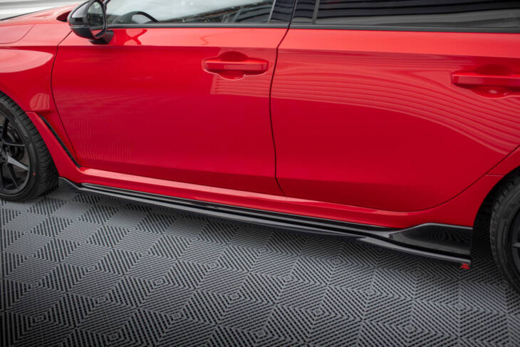 Side Skirts Diffusers V.2 Honda Civic Type-R Mk 11 - immagine 3