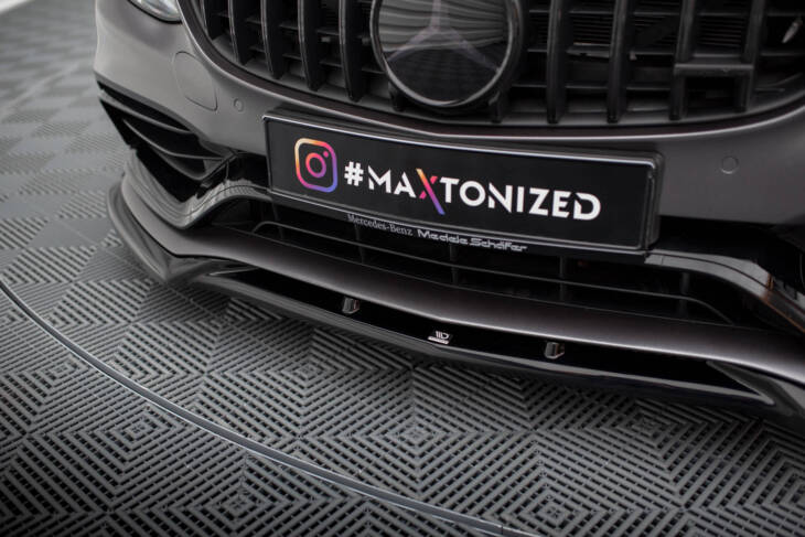 Front Splitter V.2 Mercedes-AMG C63 Sedan / Estate W205 Facelift - immagine 4