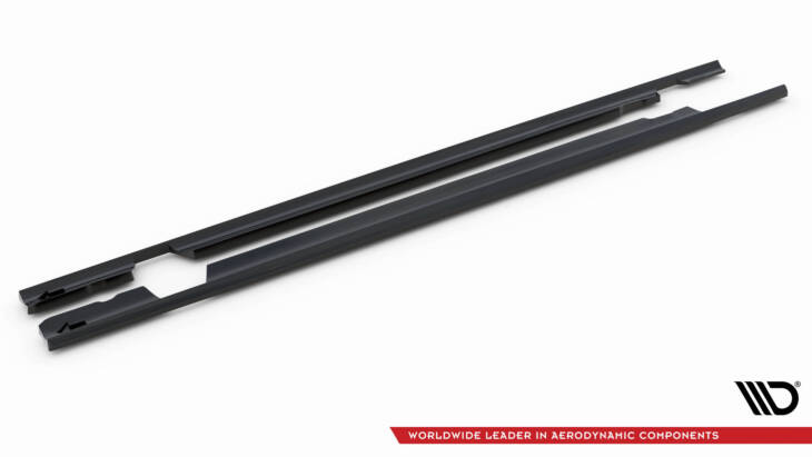 Side Skirts Diffusers Mercedes-AMG C63 Sedan / Estate W205 Facelift - immagine 6