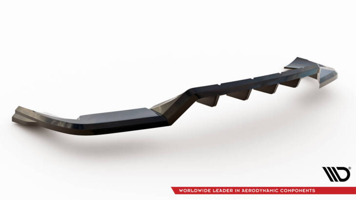 Central Rear Splitter (with vertical bars) Porsche Cayenne Sport Design Mk3 - immagine 5