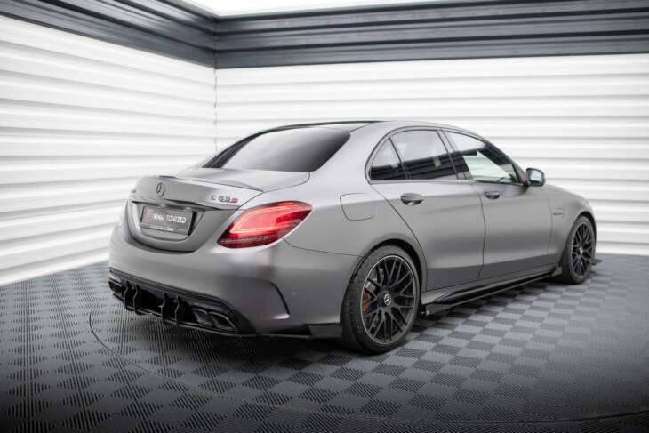Rear Side Flaps Mercedes-AMG C63 Sedan / Estate W205 Facelift - immagine 2