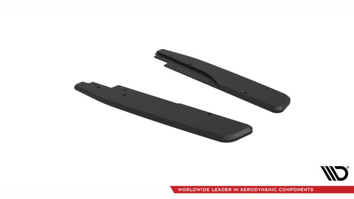 Street Pro Rear Side Splitters Nissan GTR R35 Facelift - immagine 5