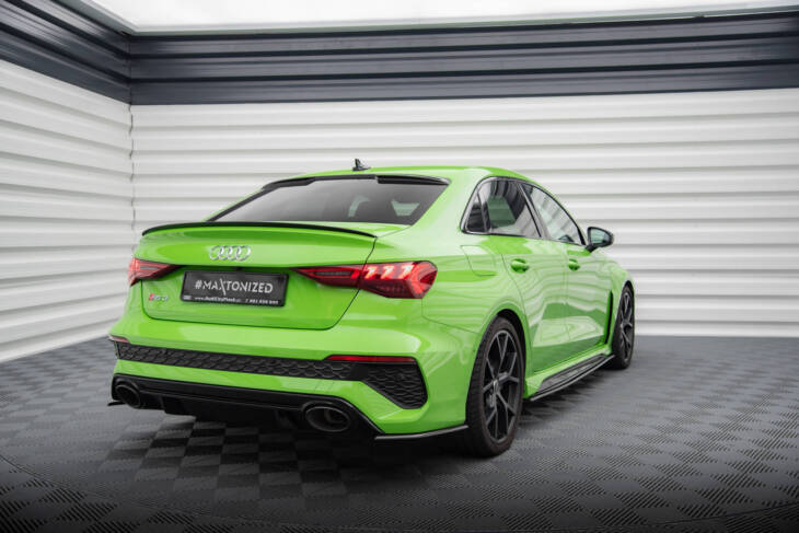Carbon Fiber Rear Side Splitters Audi RS3 Sedan 8Y - immagine 2