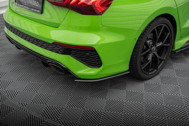 Carbon Fiber Rear Side Splitters Audi RS3 Sedan 8Y - immagine 3