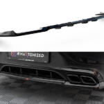 Central Rear Splitter (with vertical bars) Mercedes-AMG GLC 63 Coupe C253 Facelift