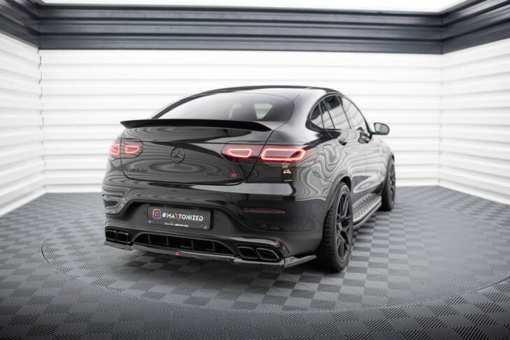 Central Rear Splitter (with vertical bars) Mercedes-AMG GLC 63 Coupe C253 Facelift - immagine 2