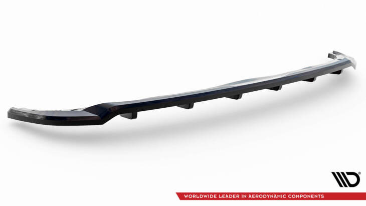 Central Rear Splitter (with vertical bars) Opel Corsa - e F ( Mk6) - immagine 4