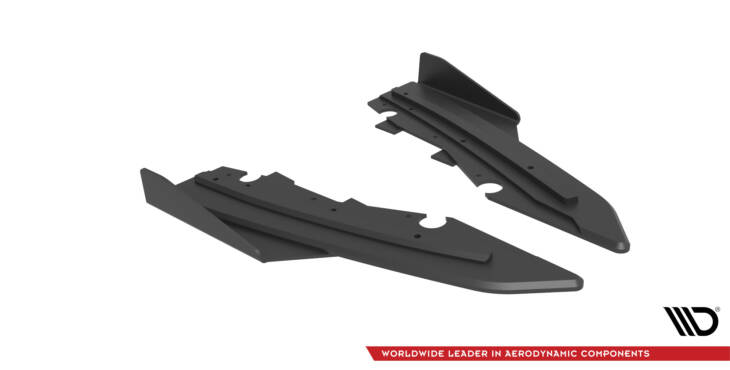 Street Pro Rear Side Splitters + Flaps Ford Mondeo Sport Mk5 Facelift / Fusion Sport Mk2 Facelift - immagine 5