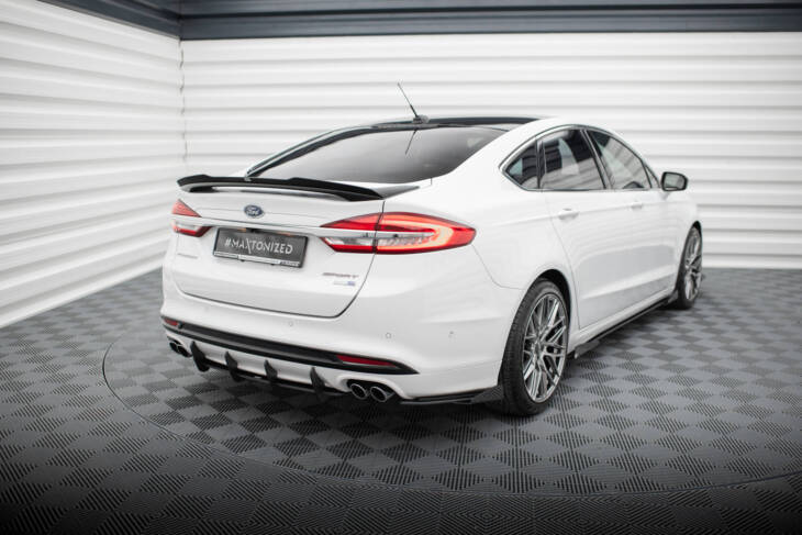 Street Pro Rear Side Splitters + Flaps Ford Mondeo Sport Mk5 Facelift / Fusion Sport Mk2 Facelift - immagine 3