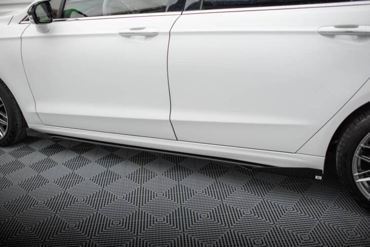 Street Pro Side Skirts Diffusers + Flaps Ford Mondeo Sport Mk5 Facelift / Fusion Sport Mk2 Facelift - immagine 2