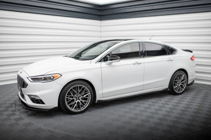 Street Pro Side Skirts Diffusers + Flaps Ford Mondeo Sport Mk5 Facelift / Fusion Sport Mk2 Facelift - immagine 3