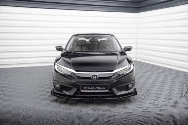Street Pro Front Splitter + Flaps Honda Civic Mk10 - immagine 2