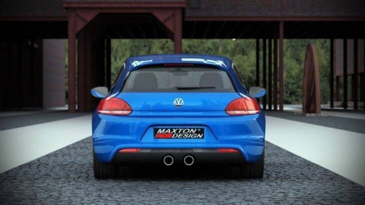 Rear valance VW Scirocco III R with 2 exhaust holes - immagine 2
