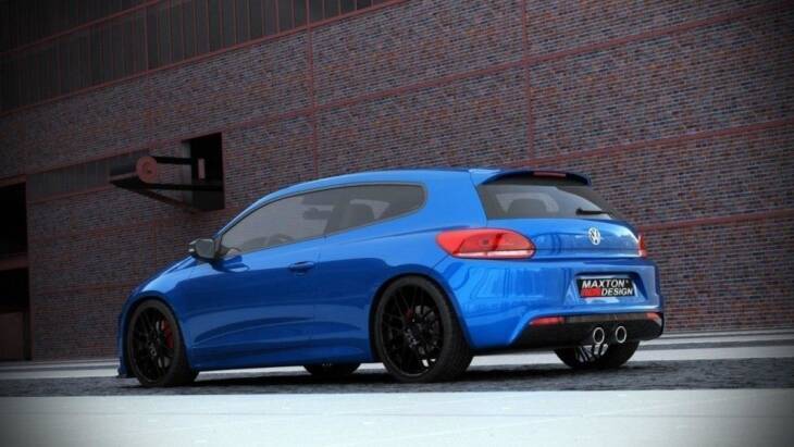 Rear valance VW Scirocco III R with 2 exhaust holes - immagine 3