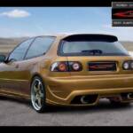 REAR BUMPER HONDA CIVIC V HB < INFERNO >