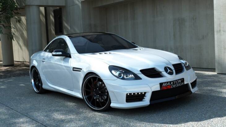 MERCEDES SLK R171 SIDE BUMPER GRIDS LEFT AND RIGHT - immagine 2