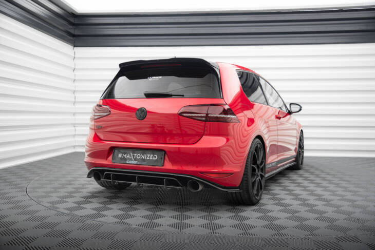 Spoiler Cap V.3 Volkswagen Golf 7 / 7 Facelift R / R-Line / GTI - immagine 2