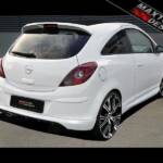 REAR BUMPER EXTENSION OPEL CORSA D