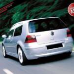 REAR BUMPER EXTENSION VW GOLF 4 25'TH ANNIVERSARY LOOK (without exhaust hole)