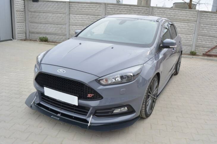 Hybrid Front Splitter V.1 Ford Focus ST Mk3 FL - immagine 4