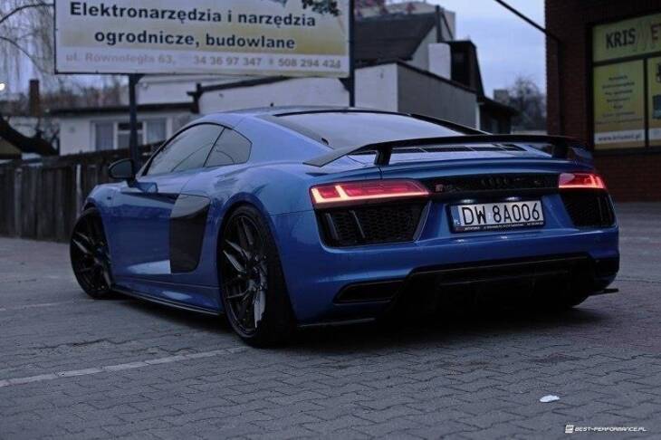 Side Skirts Diffusers Audi R8 Mk.2 - immagine 3