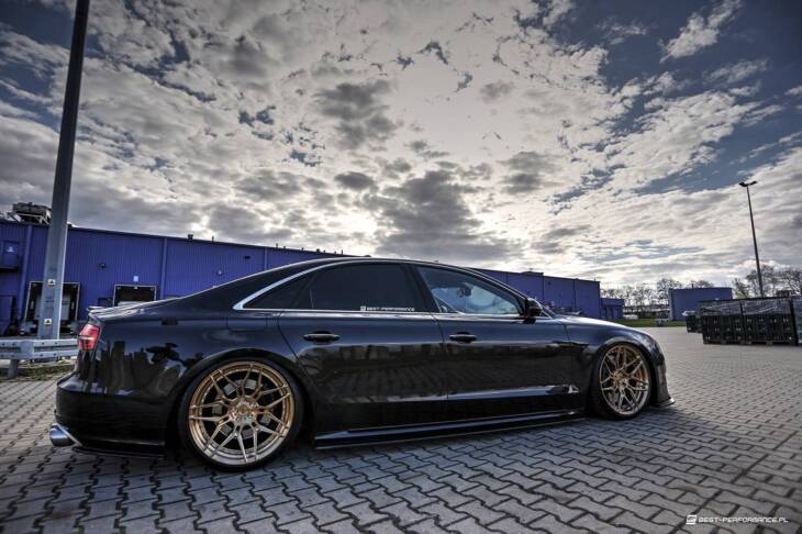 Side Skirts Diffusers Audi S8 D4 FL - immagine 2