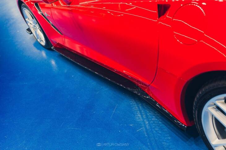 SIDE SKIRTS DIFFUSERS V.1 CHEVROLET CORVETTE C7 - immagine 3