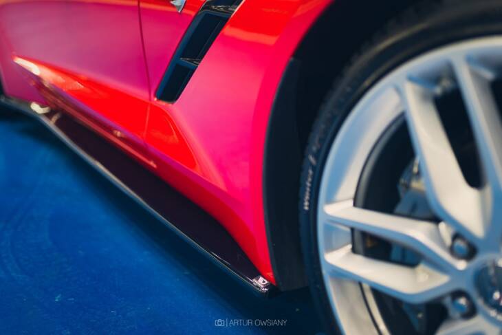SIDE SKIRTS DIFFUSERS V.1 CHEVROLET CORVETTE C7 - immagine 4