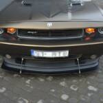HYBRID FRONT SPLITTER V.1 DODGE CHALLENGER MK3. PHASE-I SRT8 COUPE