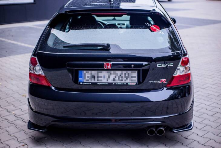 REAR SIDE SPLITTERS HONDA CIVIC EP3 (MK7) TYPE-R/S FACELIFT - immagine 3
