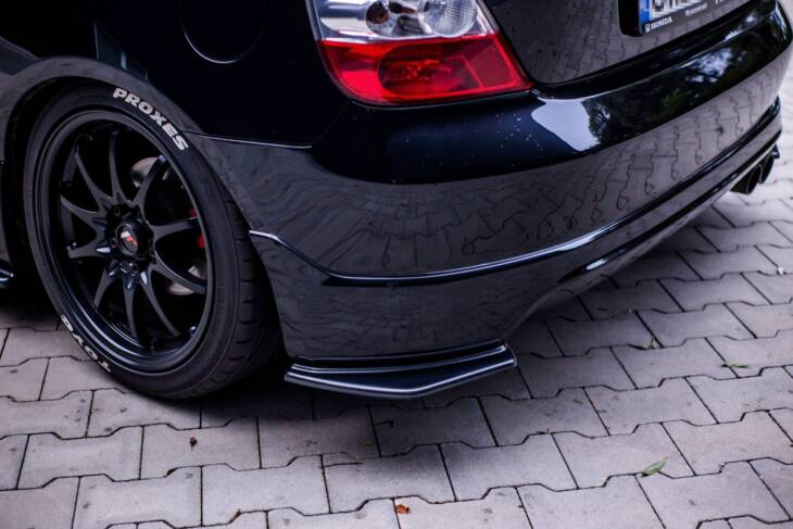 REAR SIDE SPLITTERS HONDA CIVIC EP3 (MK7) TYPE-R/S FACELIFT - immagine 4