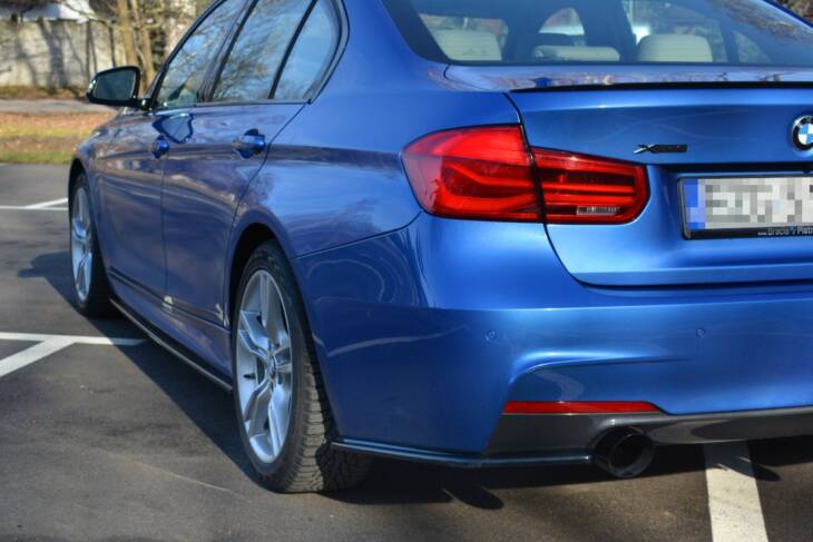 REAR SIDE SPLITTERS BMW 3-SERIES F30 PHASE-II SEDAN M-SPORT - immagine 2