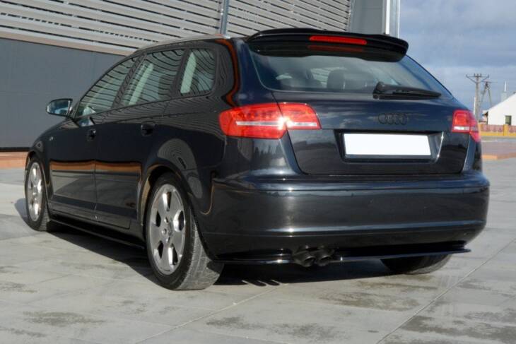 Rear Side Splitters Audi A3 Sportback 8P / 8P Facelift - immagine 4