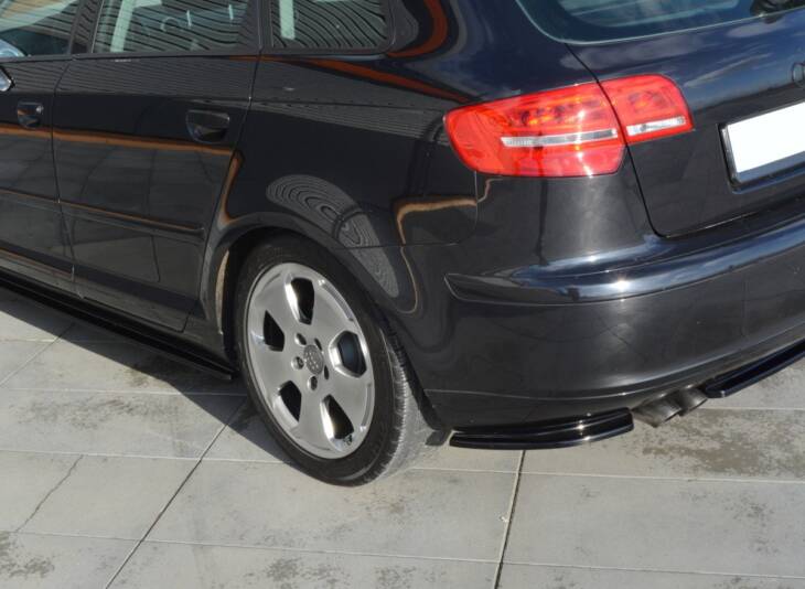 Rear Side Splitters Audi A3 Sportback 8P / 8P Facelift - immagine 5