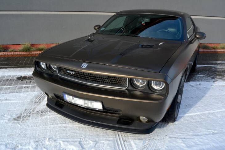 FRONT SPLITTER DODGE CHALLENGER MK3. PHASE-I SRT8 COUPE - immagine 4