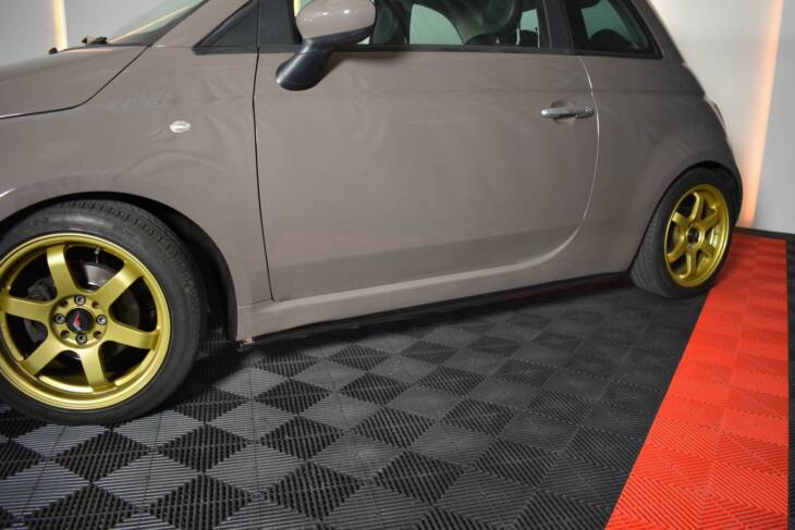 SIDE SKIRTS DIFFUSERS FIAT 500 HATCHBACK PREFACE - immagine 2