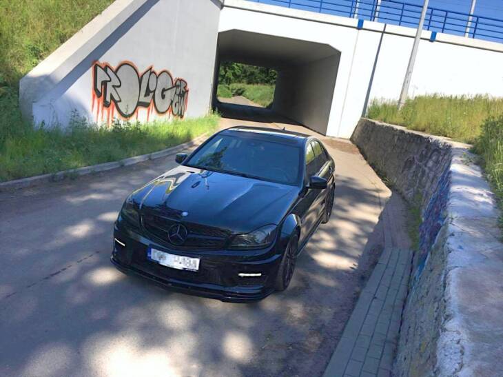 FRONT SPLITTER Mercedes-Benz C63 AMG Sedan / Estate W204 Facelift / S204 Facelift - immagine 4