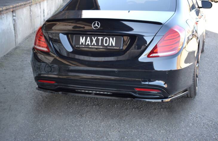 CENTRAL REAR SPLITTER MERCEDES-BENZ S-CLASS AMG-LINE W222 - immagine 3