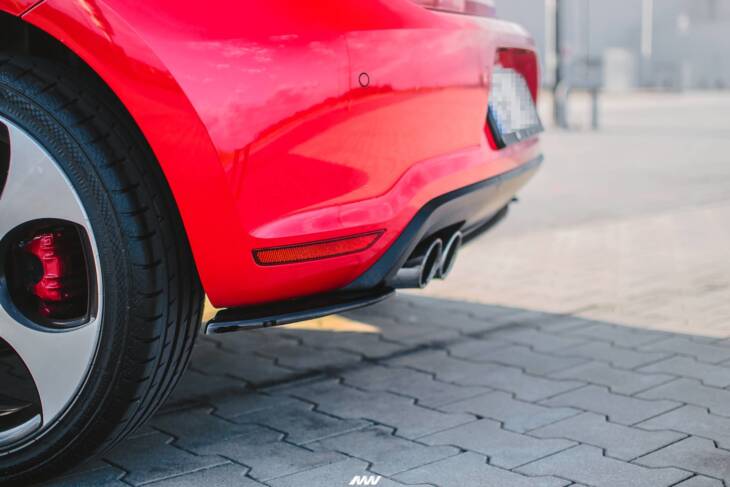 REAR SIDE SPLITTERS VOLKSWAGEN POLO MK5 GTI 6R PREFACE - immagine 2