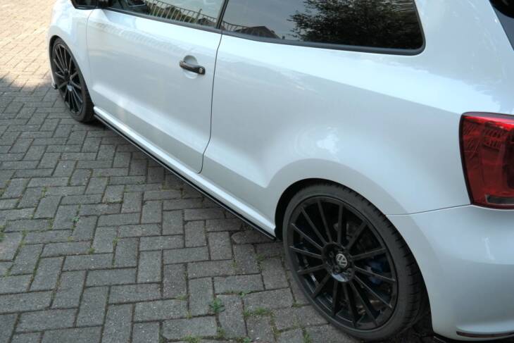 SIDE SKIRTS DIFFUSERS VOLKSWAGEN POLO MK5 R WRC - immagine 3