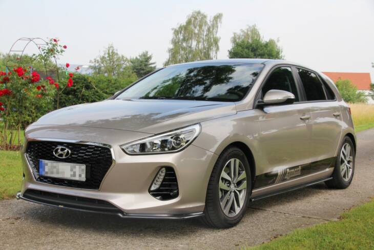 SIDE SKIRTS DIFFUSERS HYUNDAI I30 MK3 HATCHBACK - immagine 2