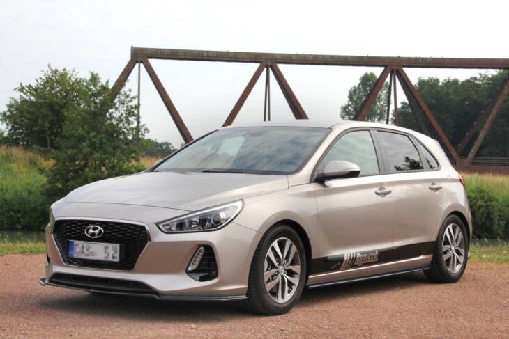 SIDE SKIRTS DIFFUSERS HYUNDAI I30 MK3 HATCHBACK - immagine 4